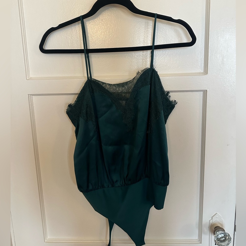 Cami NYC silk and lace camisole body suit